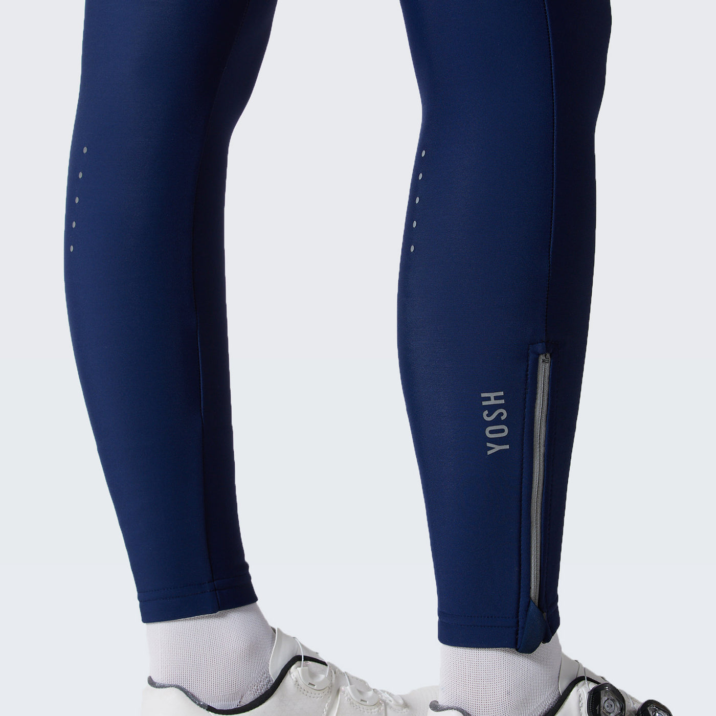 Thermal Leg Warmers Navy Yosh Cycling