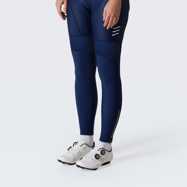 Thermal Leg Warmers Navy Yosh Cycling